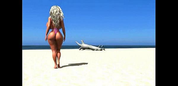  Dailymotion - Babs on the Beach - a Art et Création video